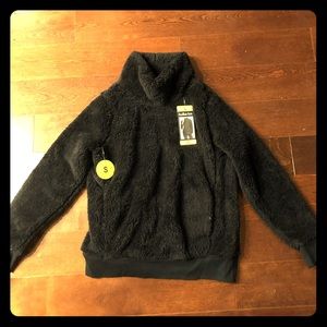 Black Lukka Lux faux fur pullover - NWT